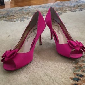 Pink Bow Pumps